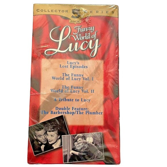 I Love Lucy Show Funning World  VHS Tapes Boxed Set Series Original Factory Seal - Picture 2 of 4